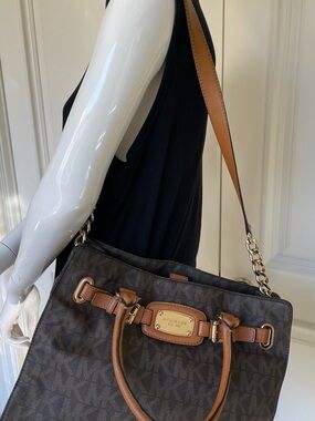 Michael Kors Black and Brown Ladies Bag